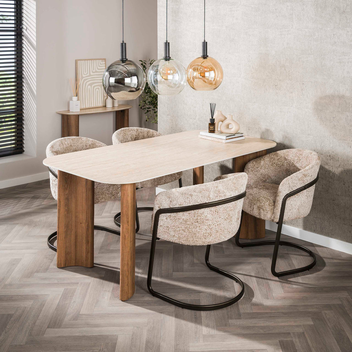 ARIOANO - Table à manger 180 cm