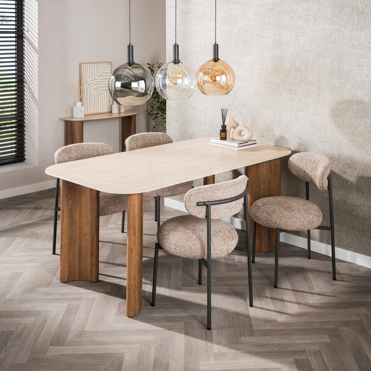 ARIOANO - Table à manger 180 cm