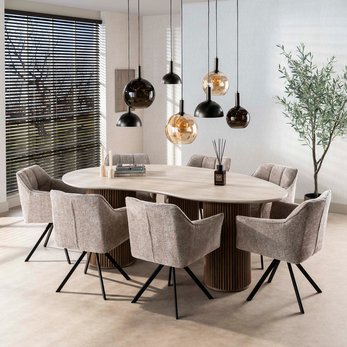 ARIAANO - Table à manger 215 cm