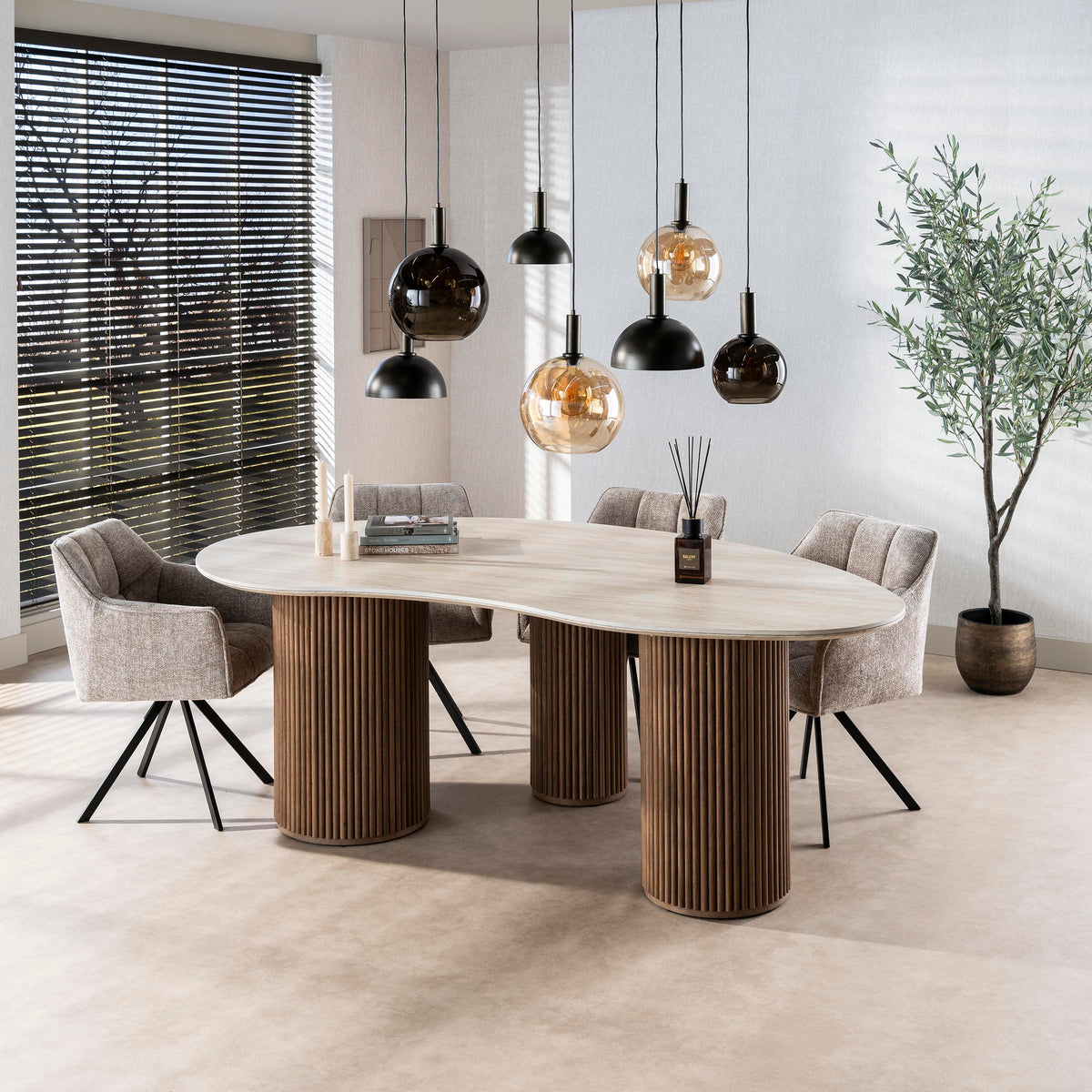 ARIAANO - Table à manger 215 cm