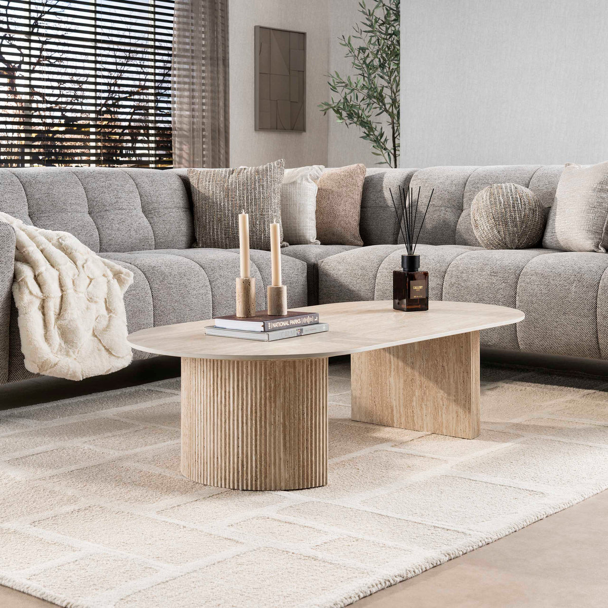 ARIOIO - Table basse 135 cm