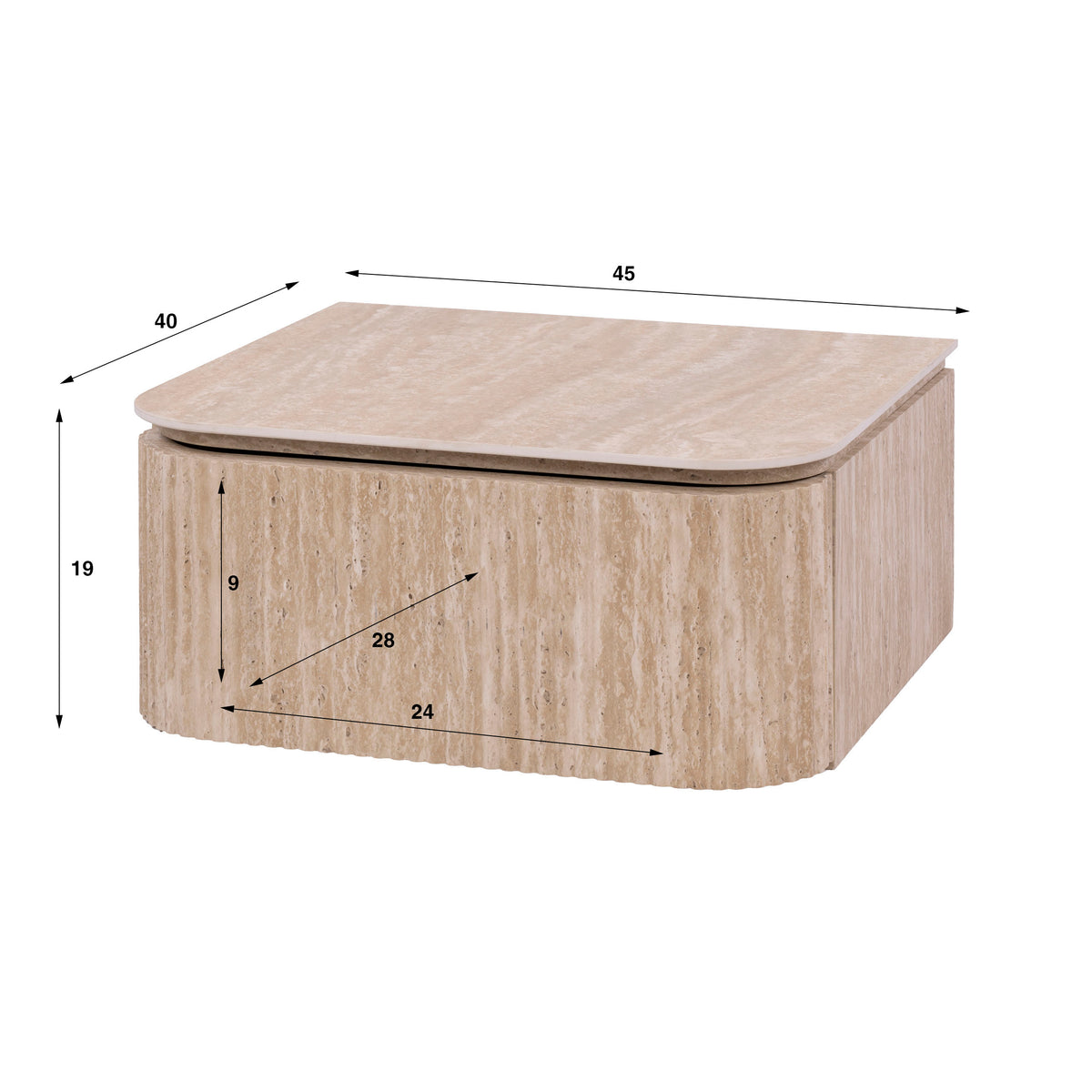 ARIOELLA - Table de chevet