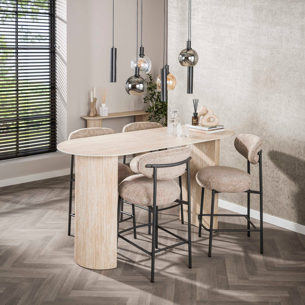 ARENENA - Table de bar 180 cm