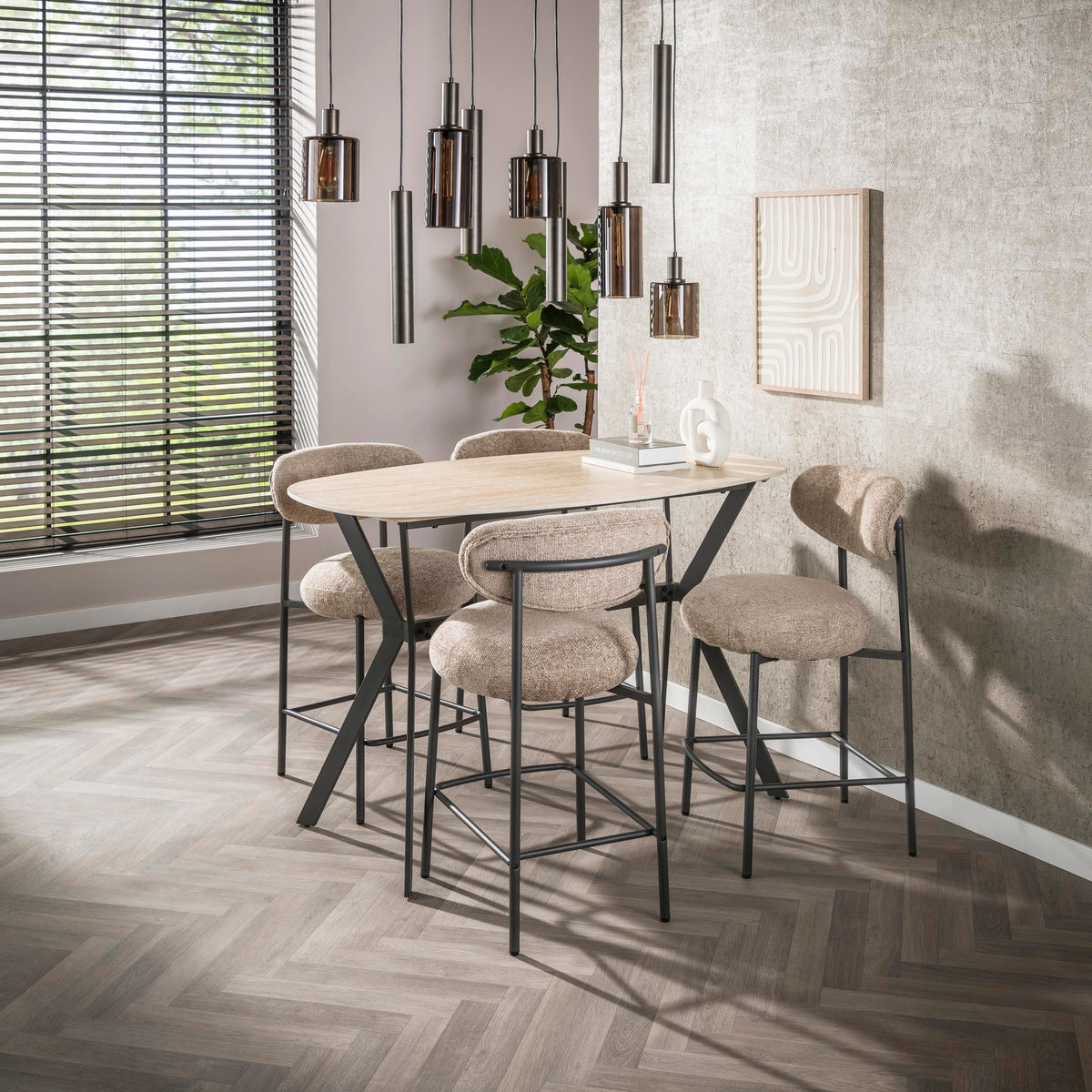 ARENELLA - Table de bar 140 cm