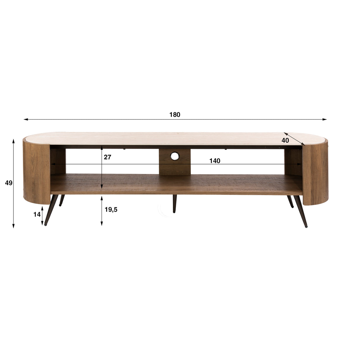 ARIAA - Meuble TV 180 cm