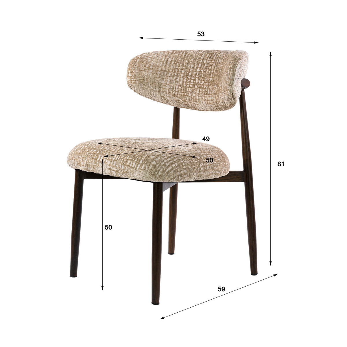ASCOLI - Chaise de salle à manger • lot de 2