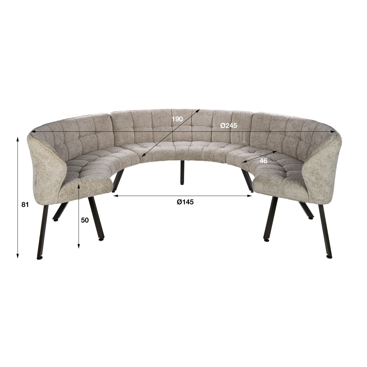 SABAUDIA - Table à manger