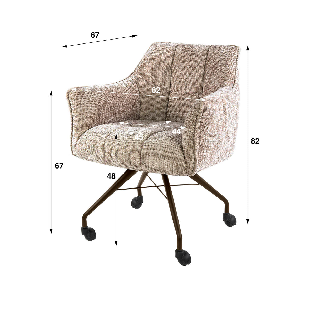 MONDELLO - Chaise de salle à manger • lot de 2