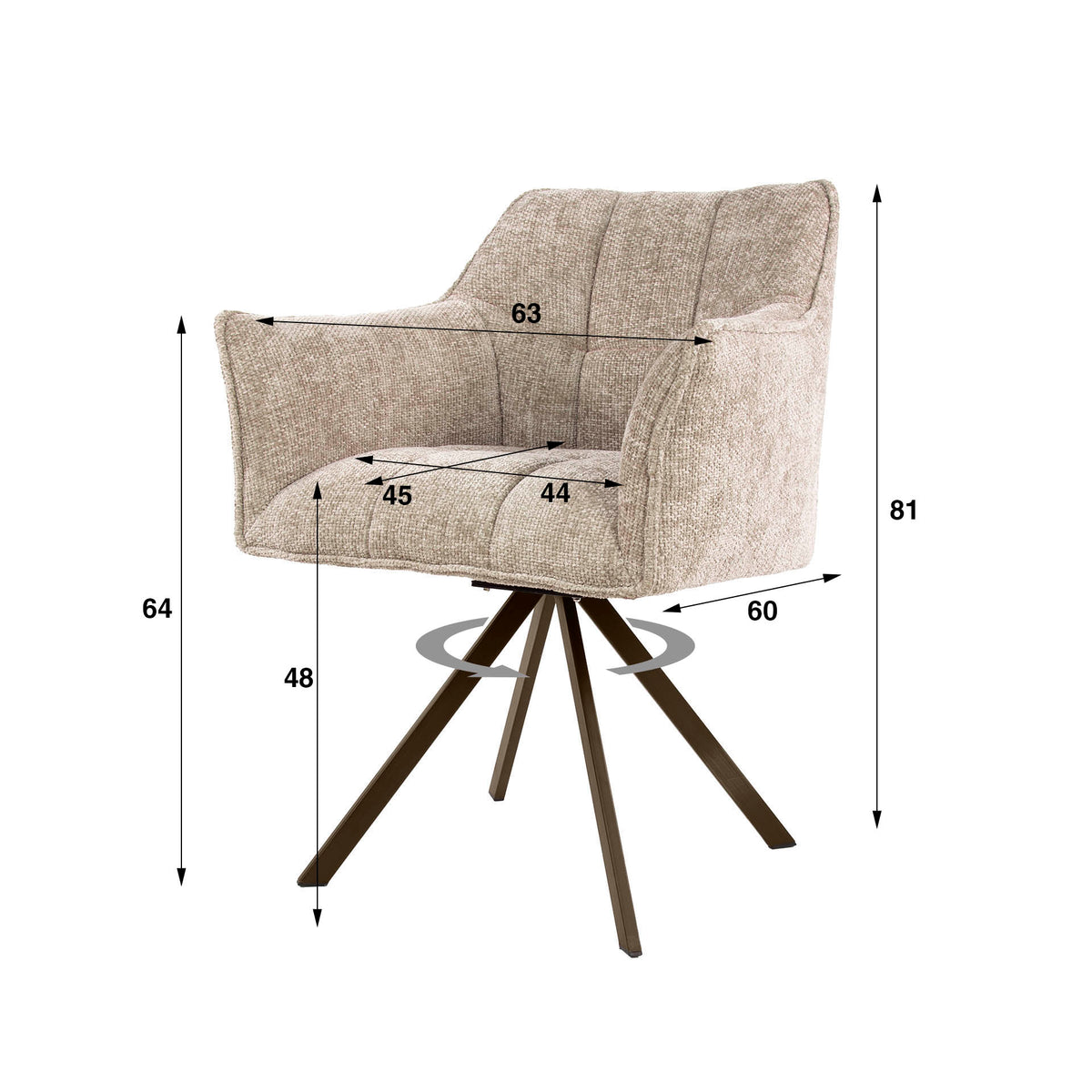 MONOPOLI - Chaise de salle à manger • lot de 2