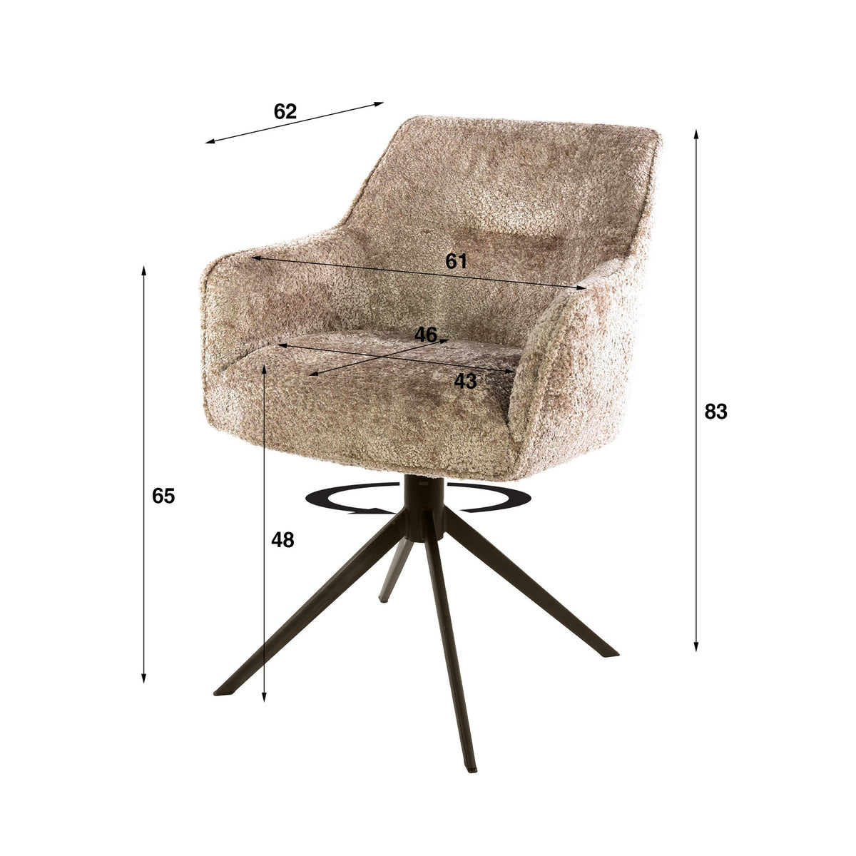 VENTURA - Chaise de salle à manger • lot de 2