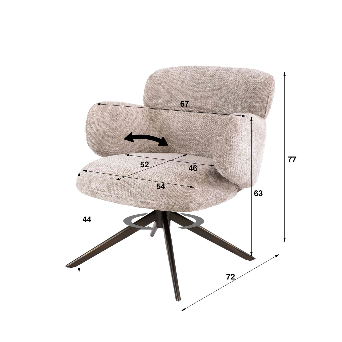 OSTUNI - Fauteuil