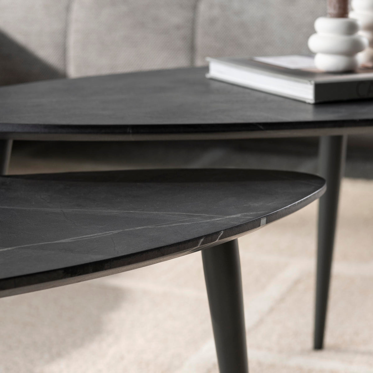 LUNALINO - Table basse • lot de 2