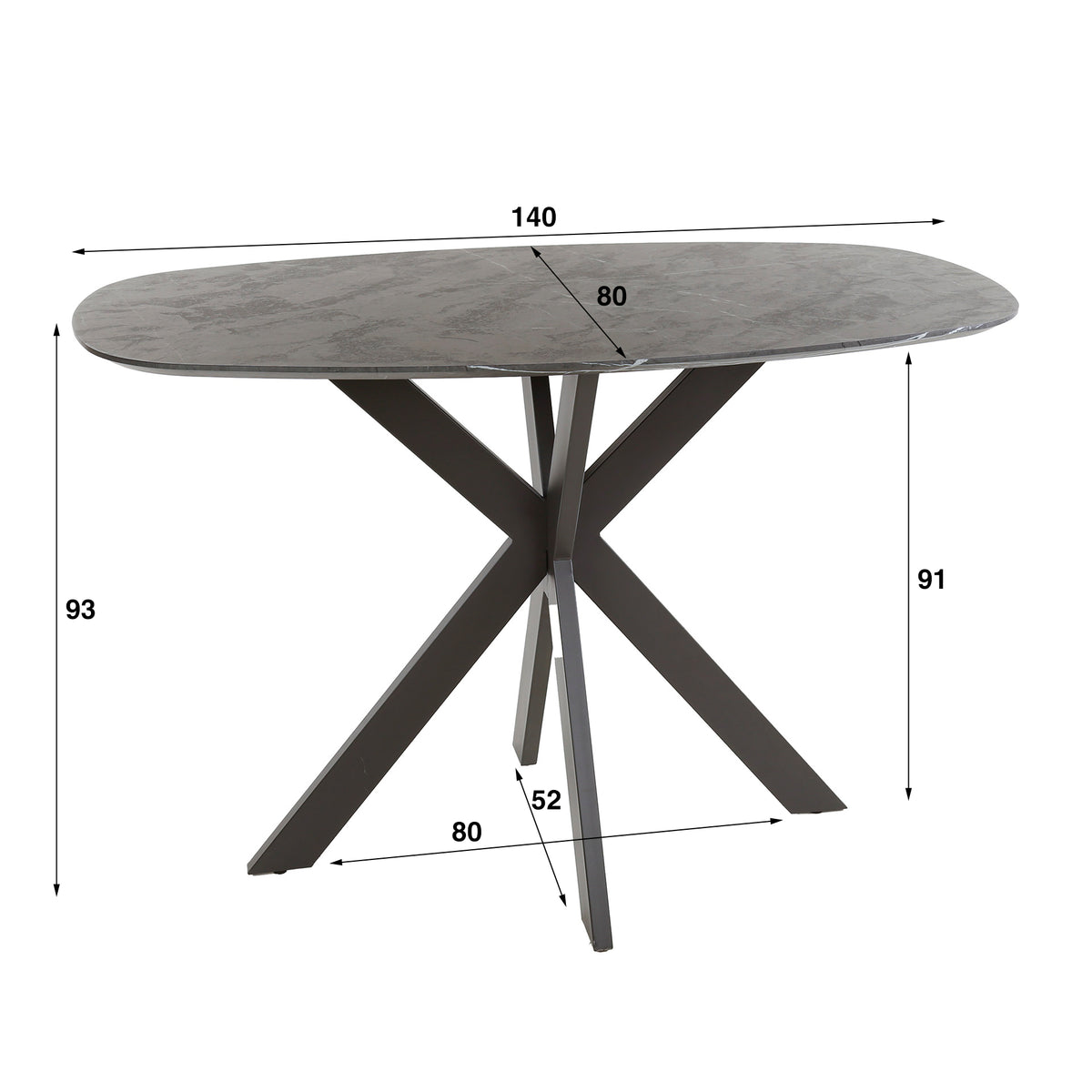 SOLEROSA - Table de bar 140 cm
