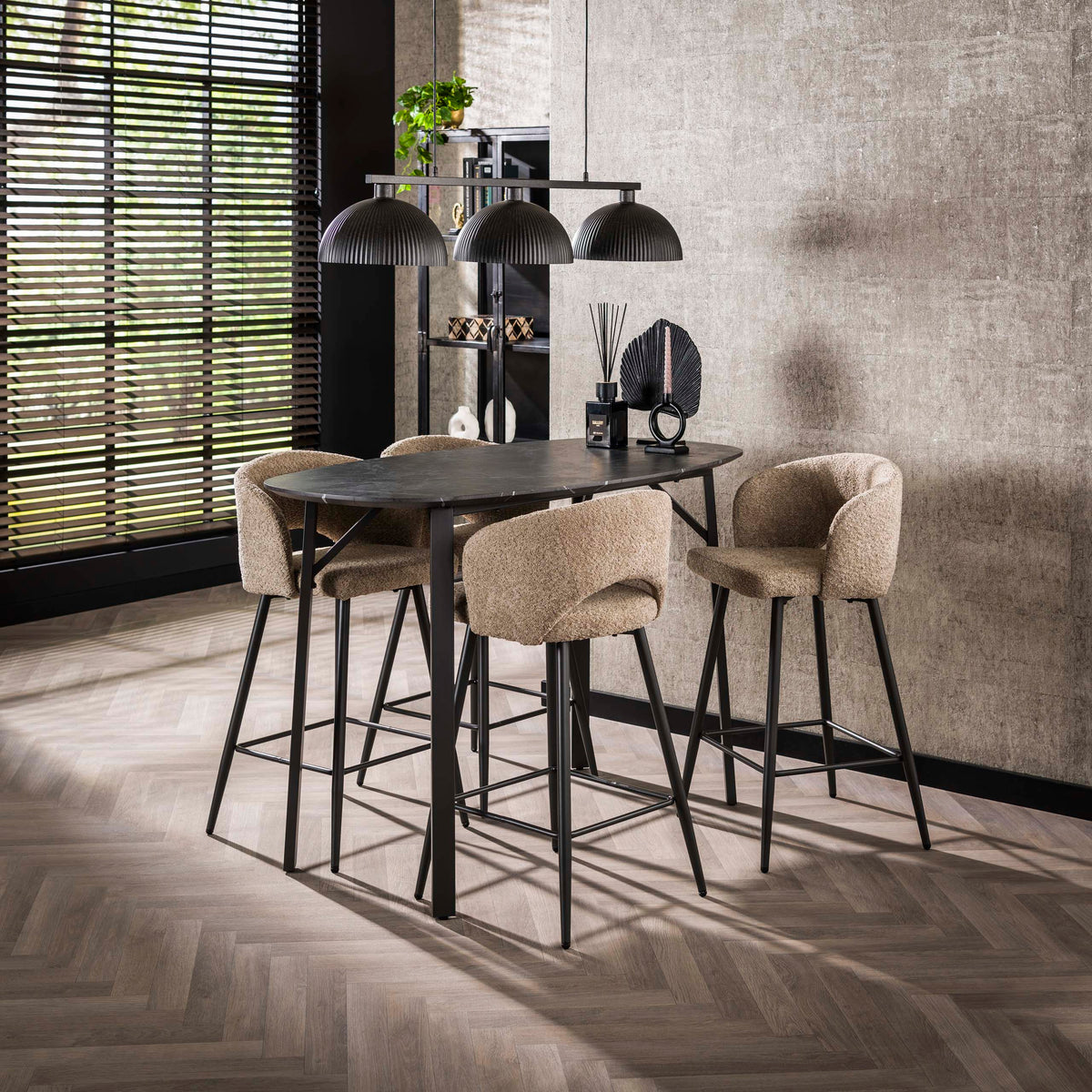 SOLELAGO - Table de bar 140 cm