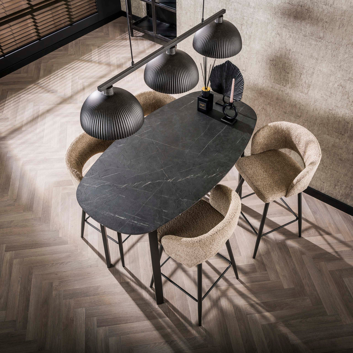 SOLELAGO - Table de bar 140 cm