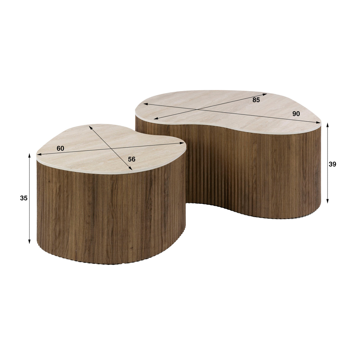 ARIAELLA - Table basse • lot de 2