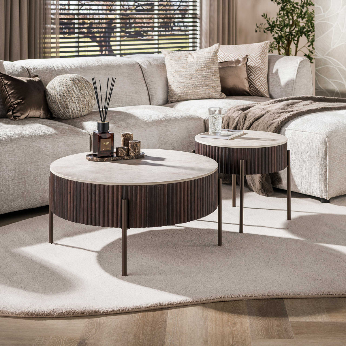 ARANELLO - Table basse • lot de 2