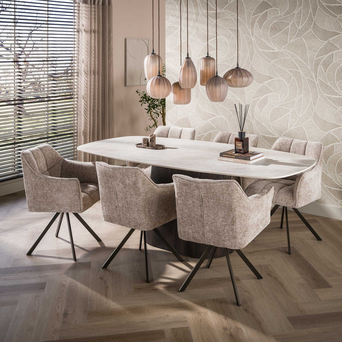 ARANELLA - Table à manger 215 cm