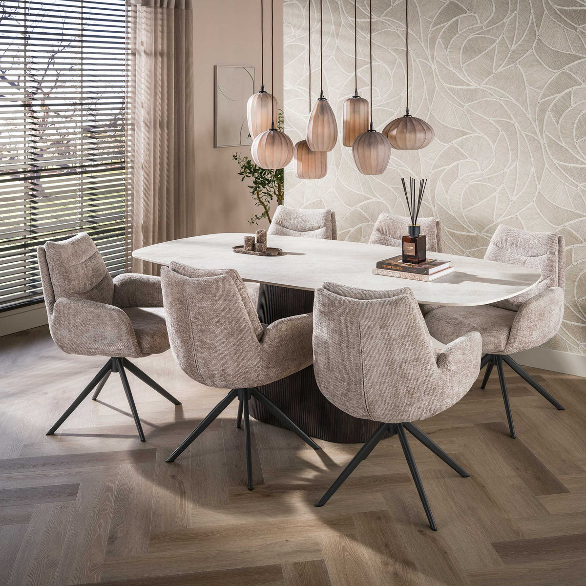 ARANELLA - Table à manger 215 cm