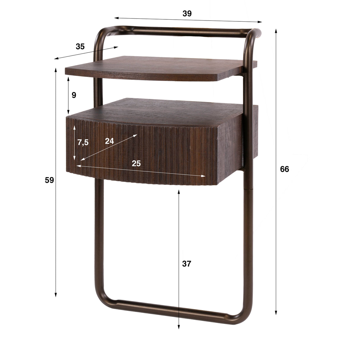 SENIGALLIA - Table de chevet