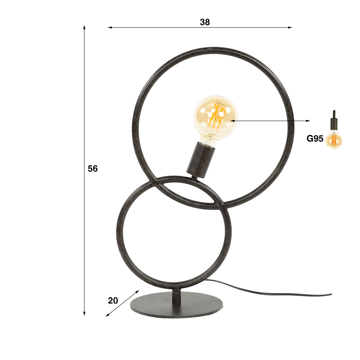 ABARORA - Lampe de table
