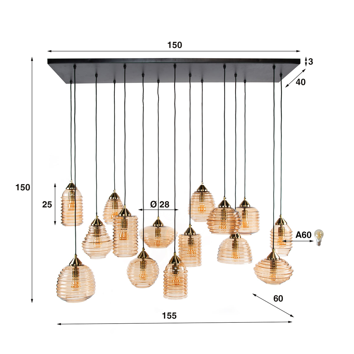 VITALAGO - Suspension 150 cm