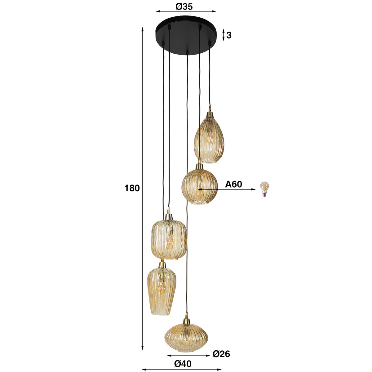 VITAVIA - Suspension 180 cm