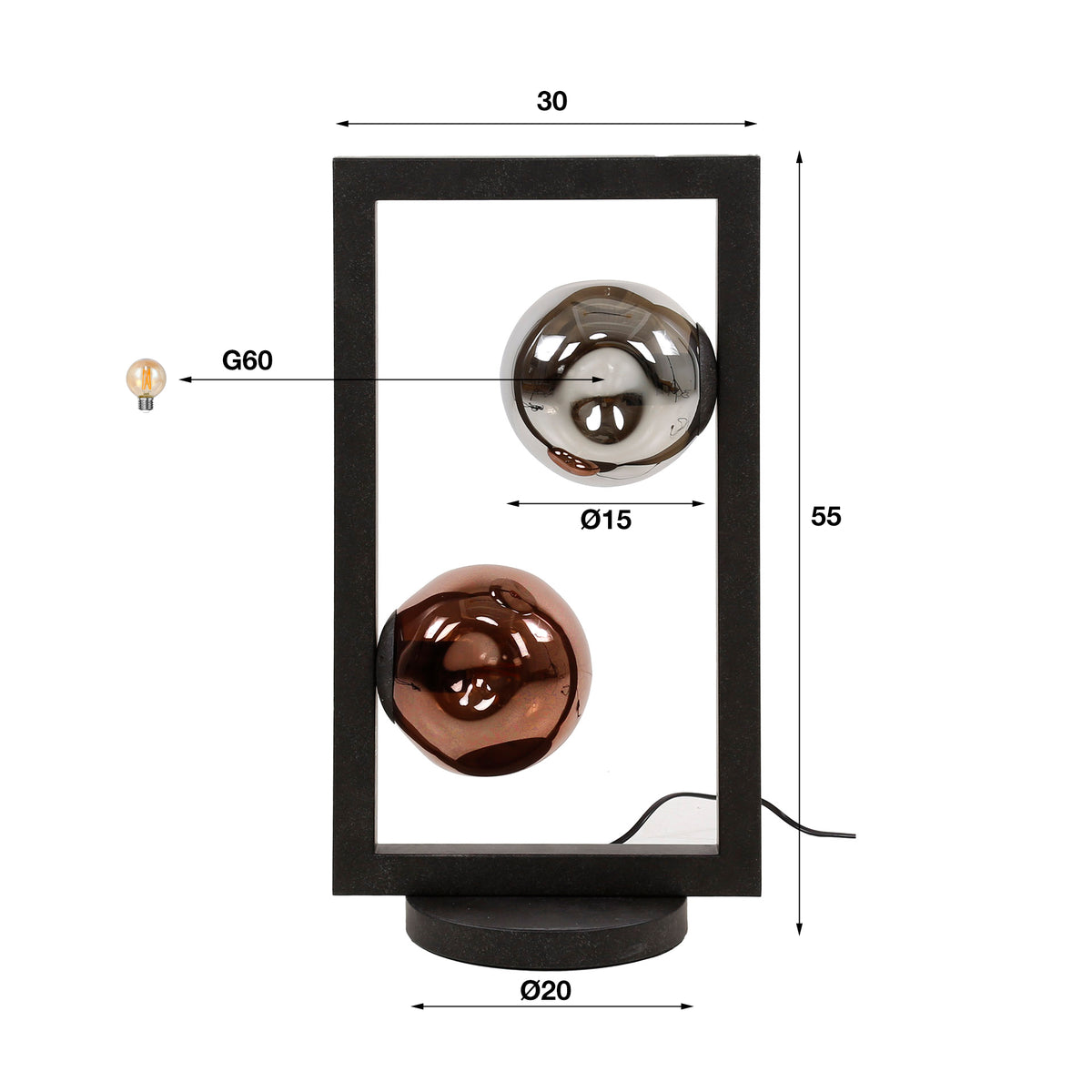 ABARA - Lampe de table