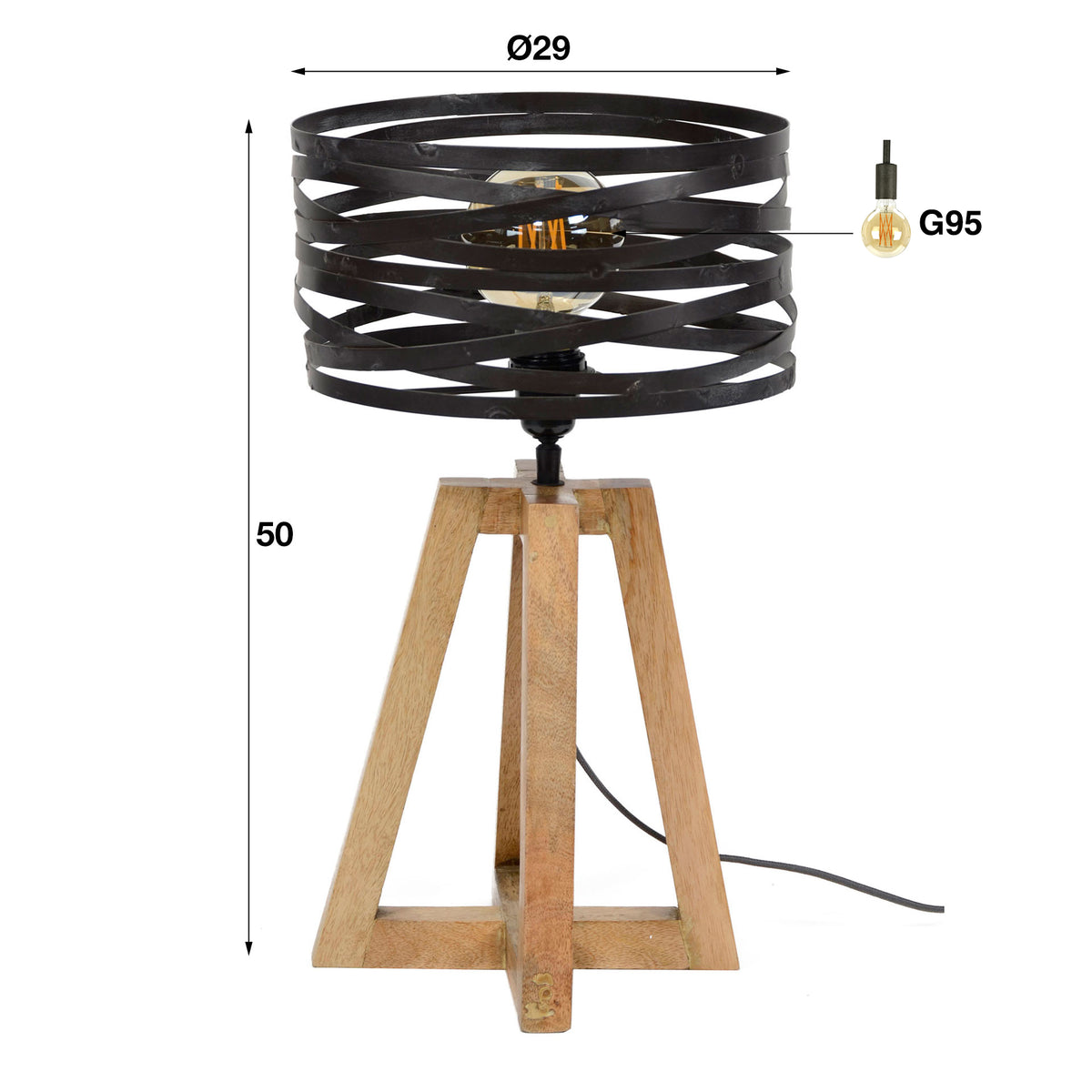ALTAVERDE - Lampe de table