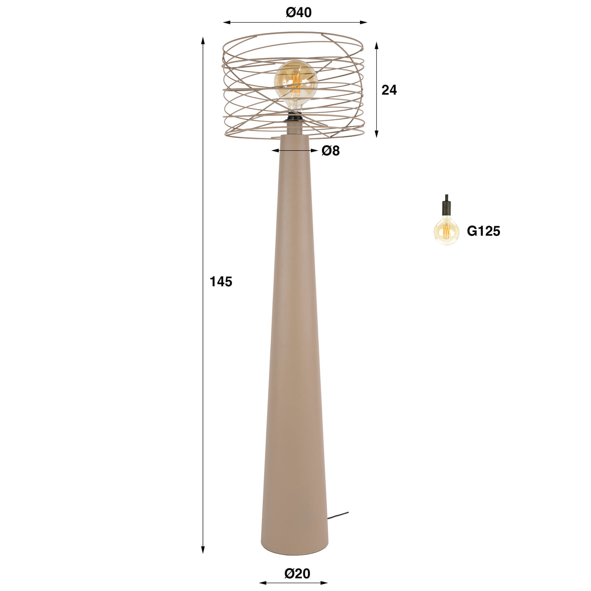 ALANA - Lampadaire