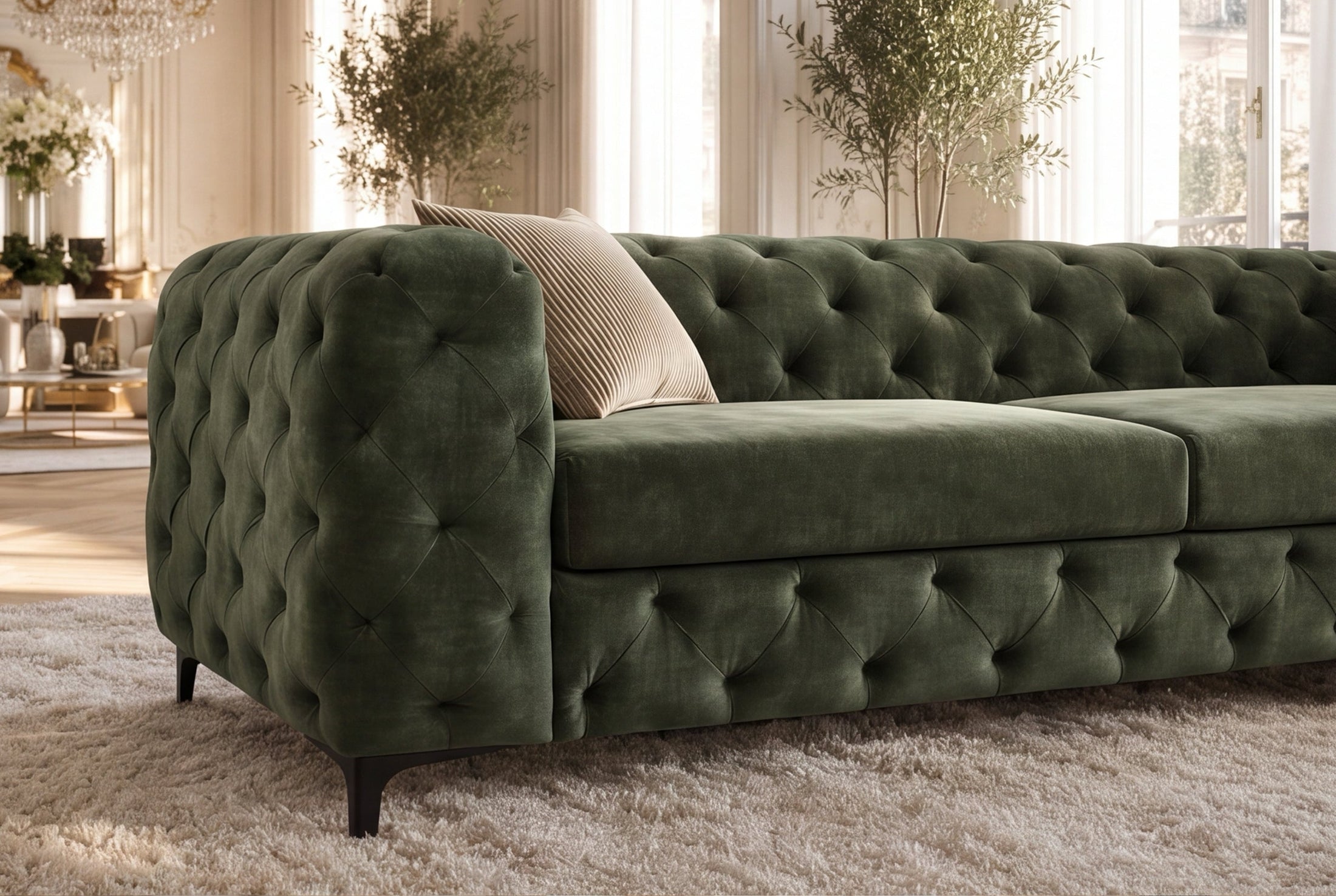 Calista – Vert foncé velours – vue 10