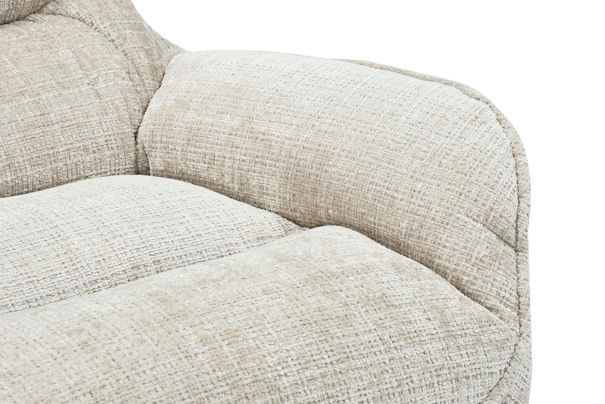 Naïra – Champagne beige tissu texturé – vue 7