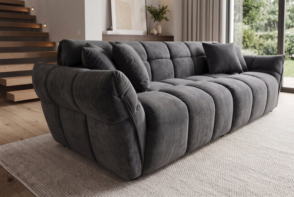 Canapé CLOUD 260 cm – Gris velours