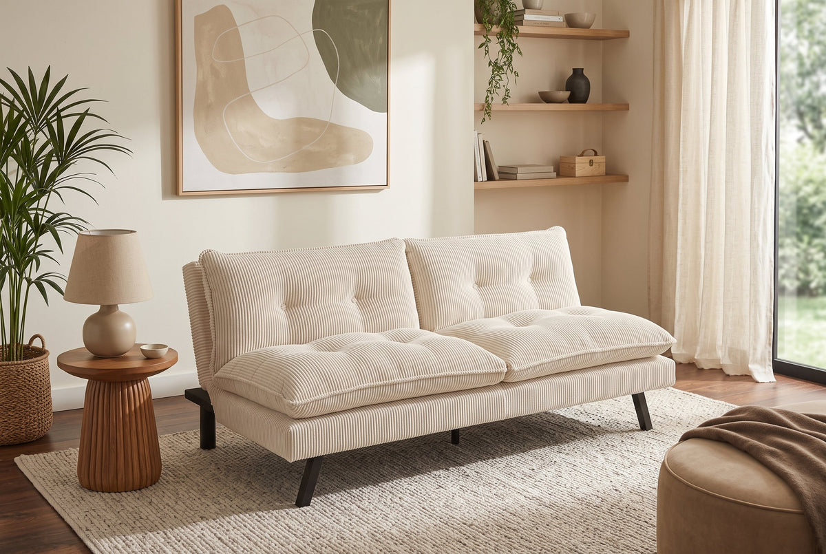 Novara – Beige velours côtelé – vue 2