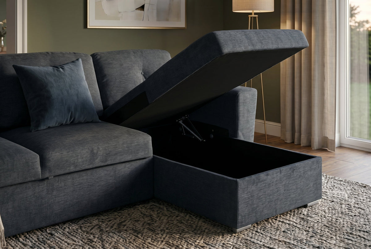 Livana – Gris tissu texturé – vue 5