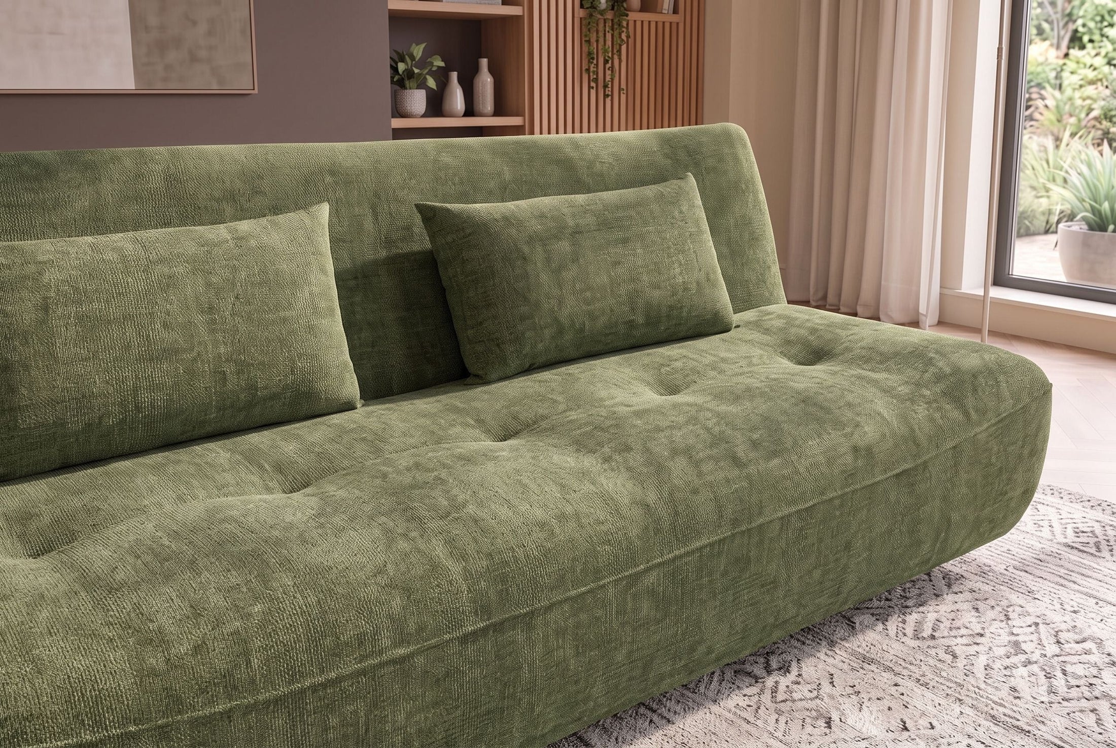 Léonie – Vert chenille – vue 6