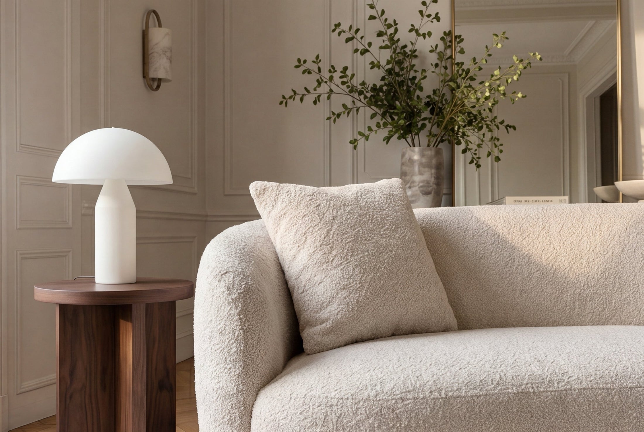 Varenna – Champagne beige bouclé – vue 6