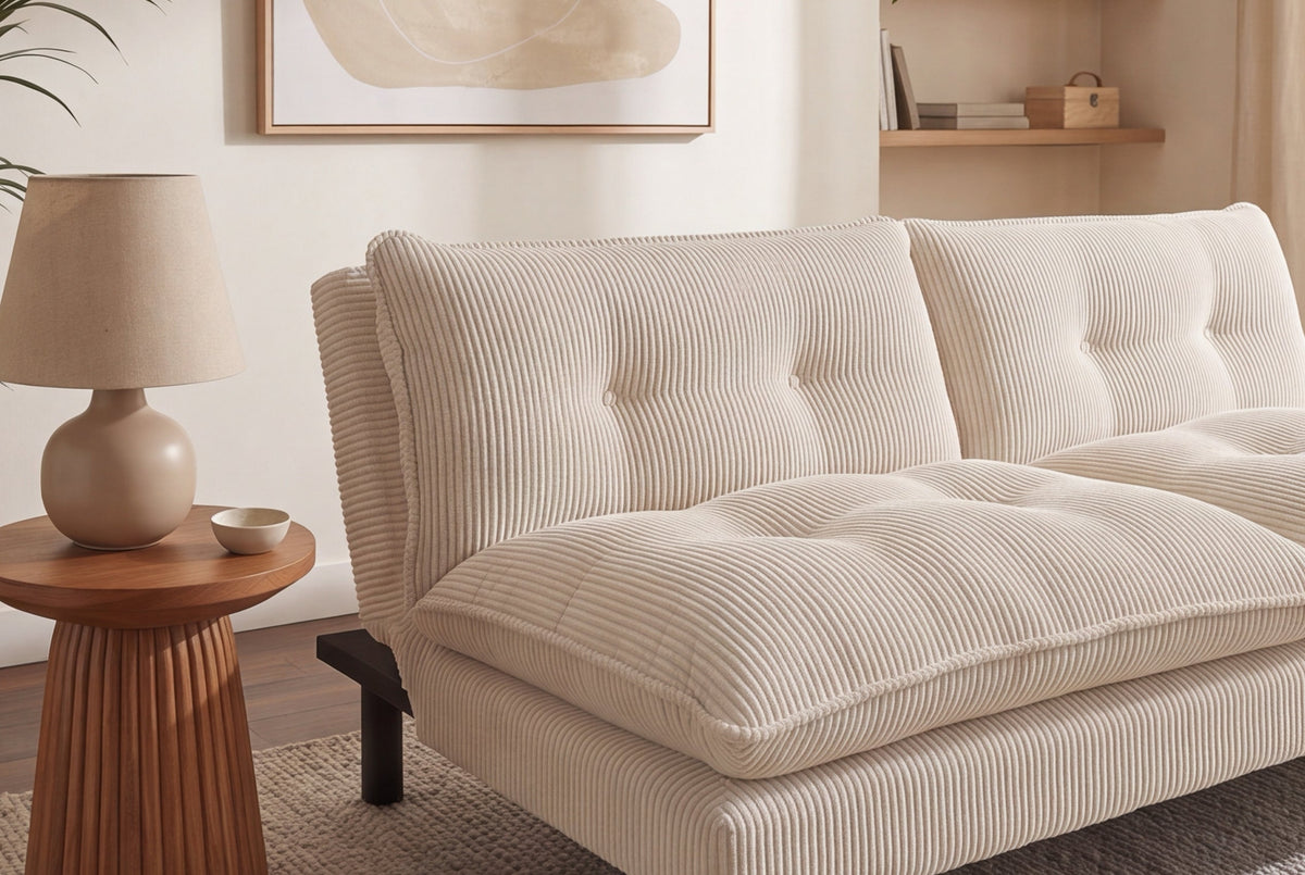 Novara – Beige velours côtelé – vue 8