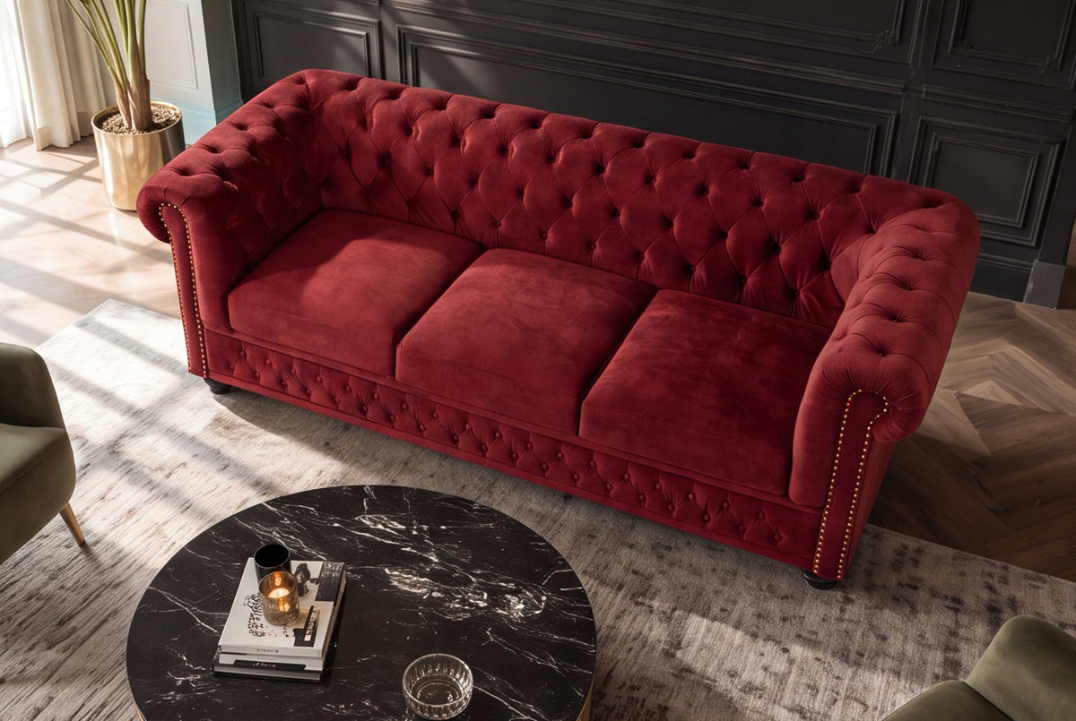 Aveline – Rouge velours – vue 5