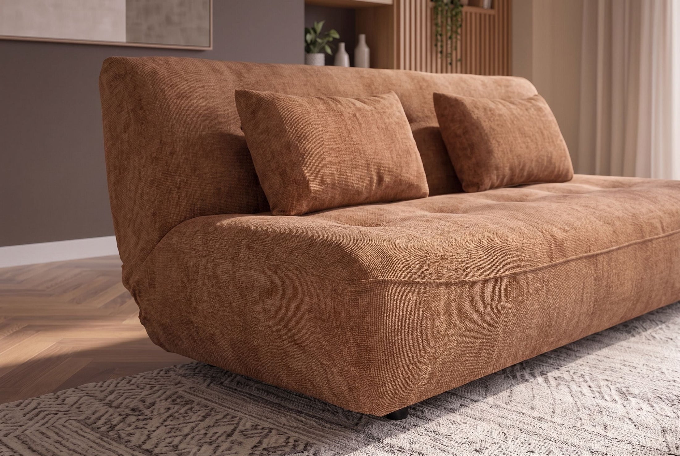 Léonie – Brun rouille chenille – vue 6