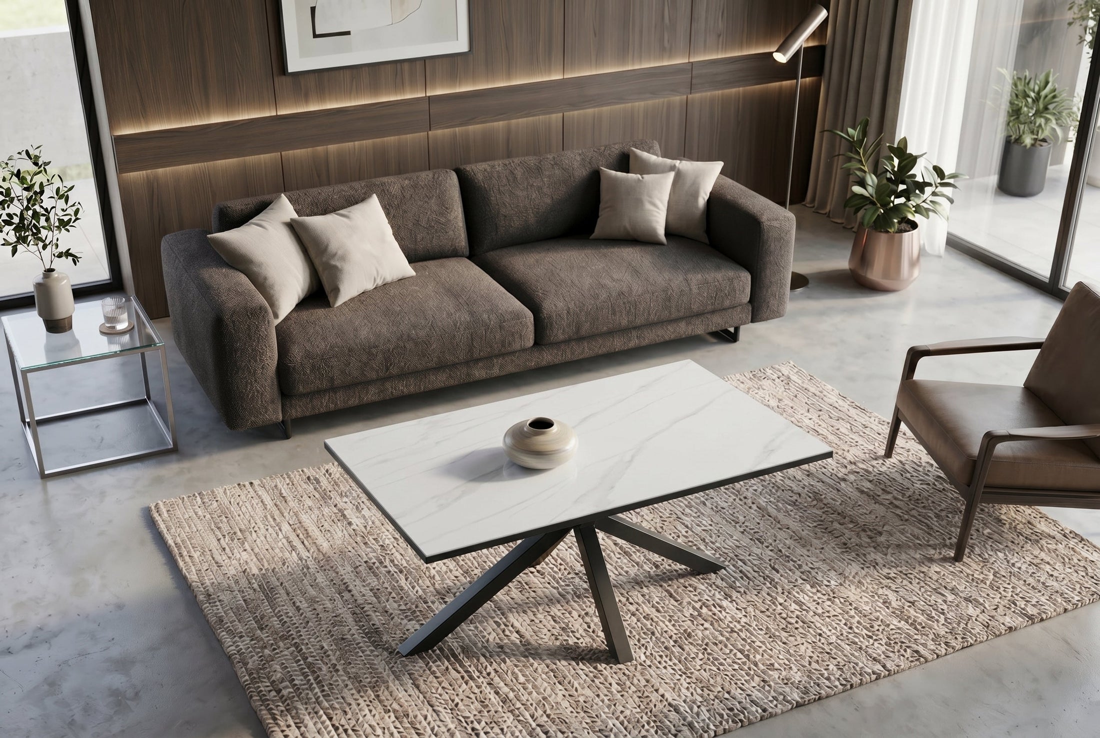 Table basse Astra – Blanc