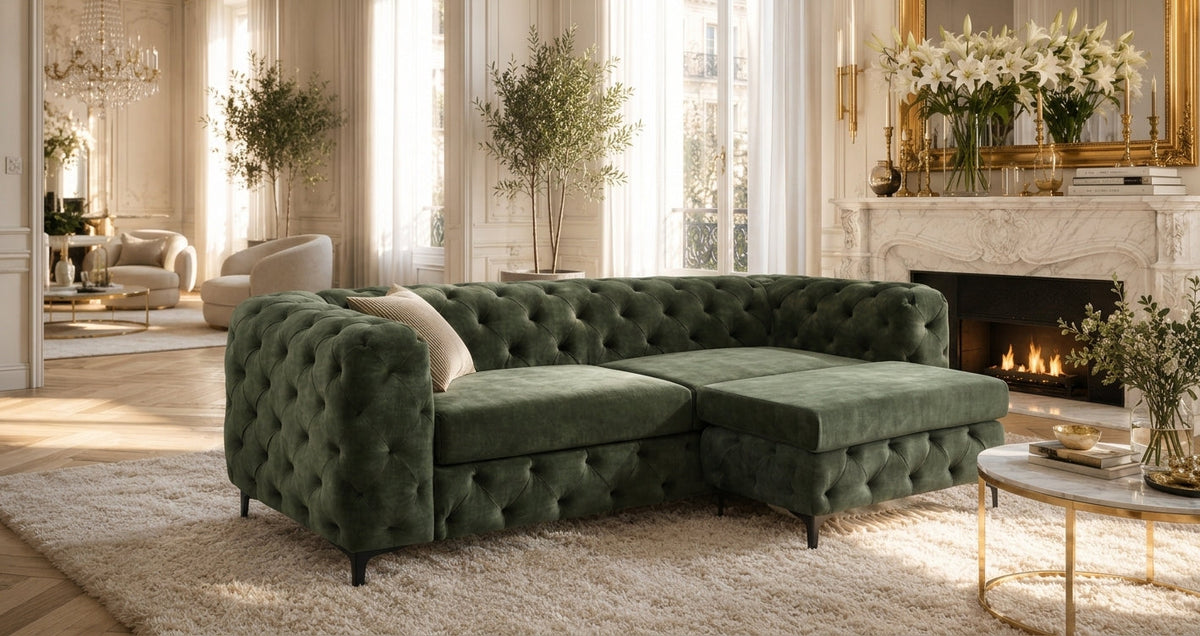 Calista – Vert foncé velours – vue 7