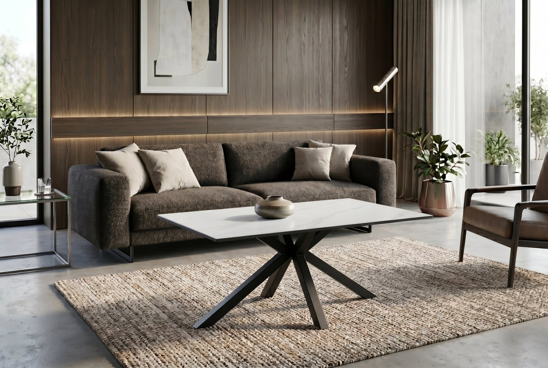 Table basse Astra – Blanc