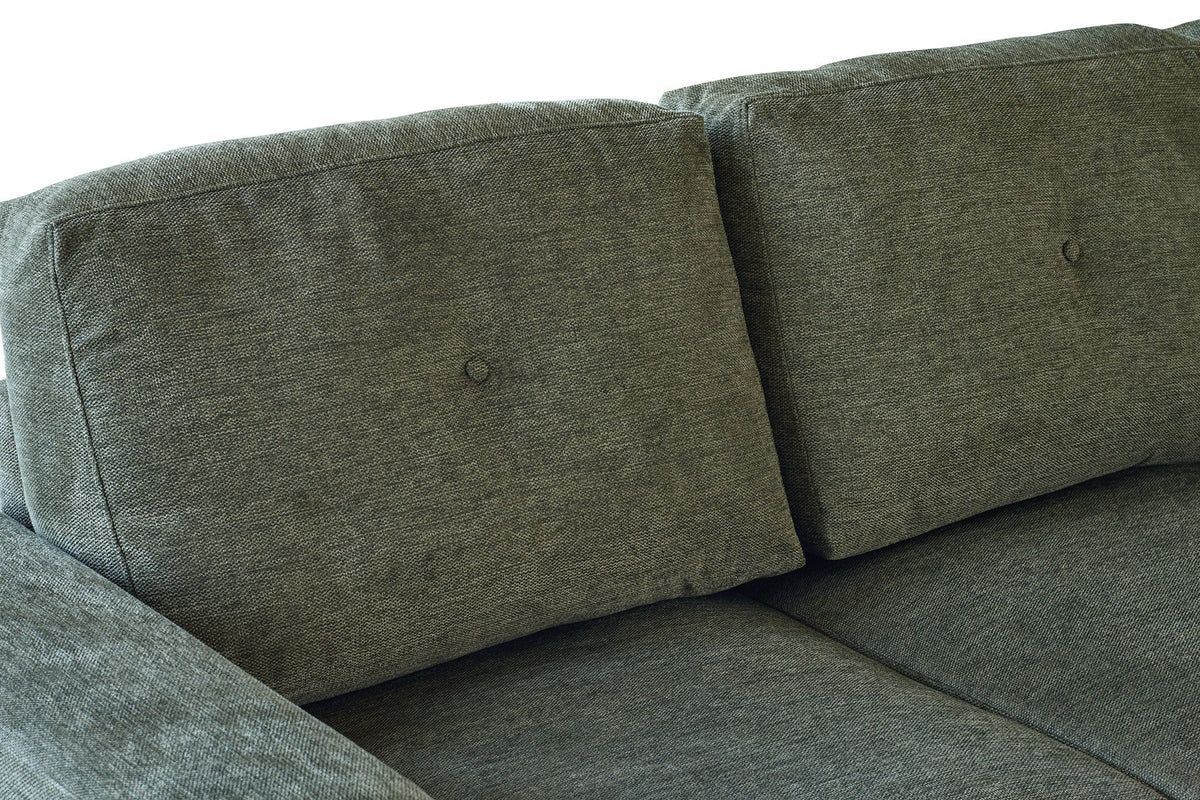 Livana – Vert tissu texturé – vue 12