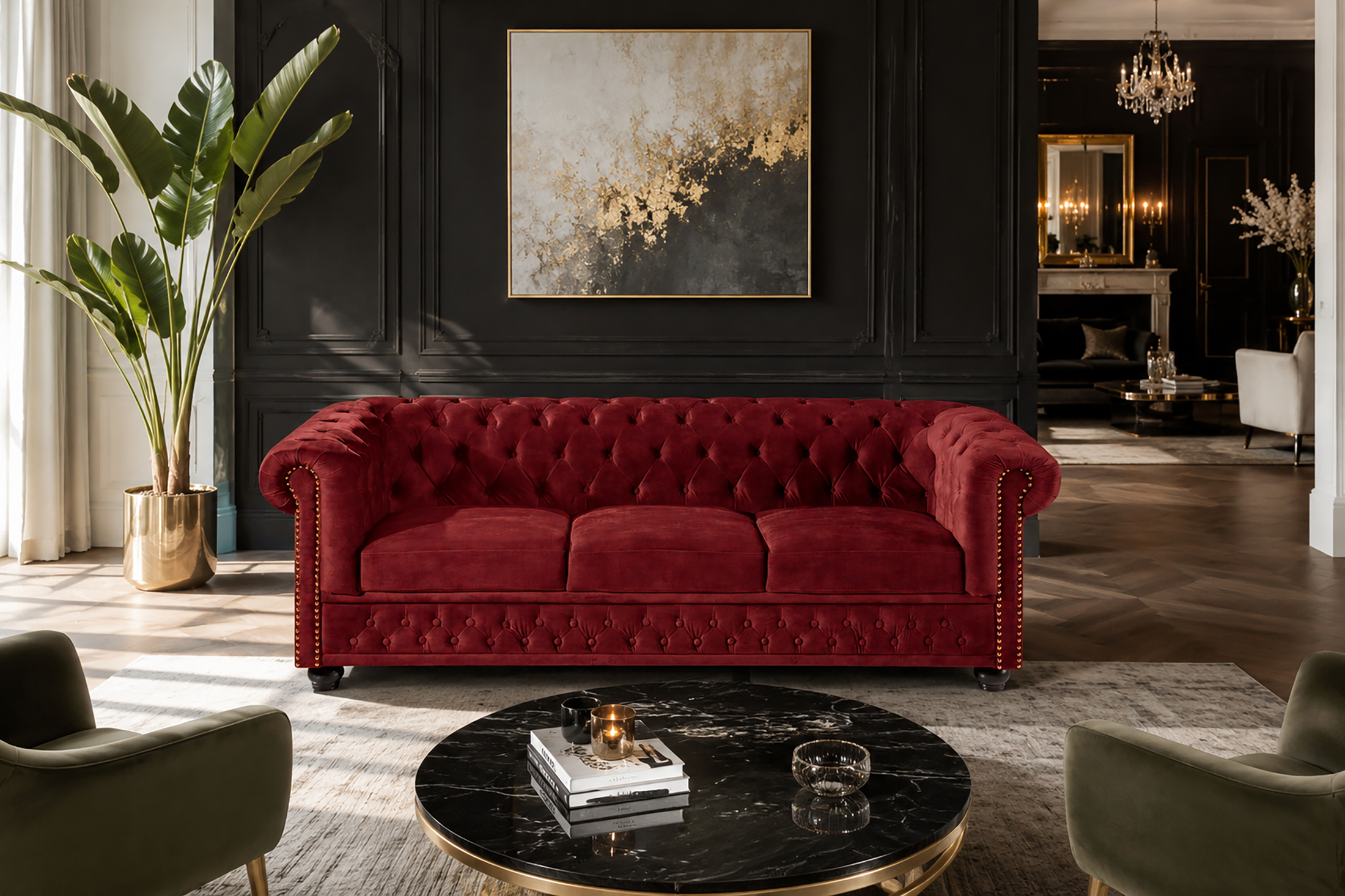 Aveline – Rouge velours – vue 2