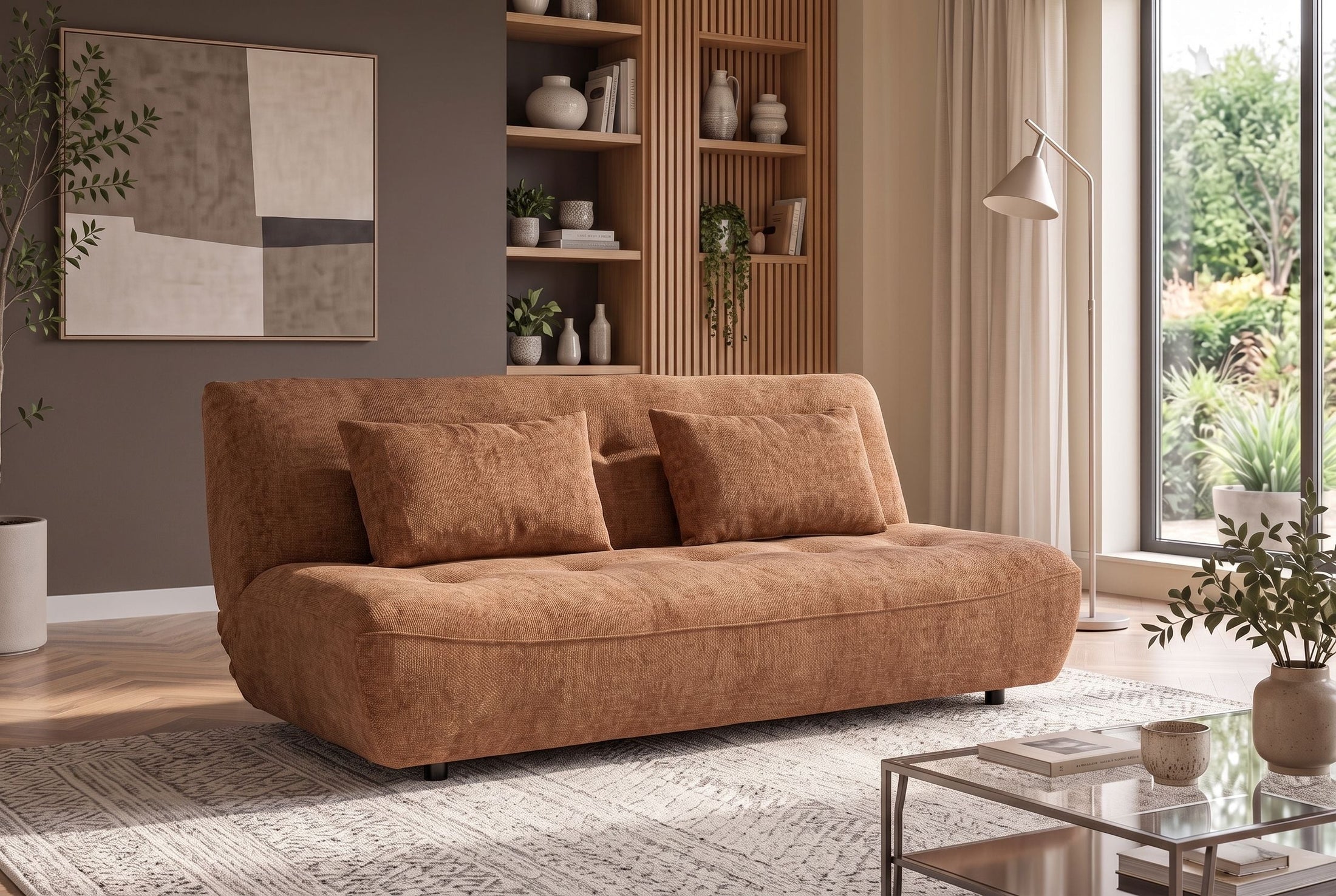Léonie – Brun rouille chenille – vue 2