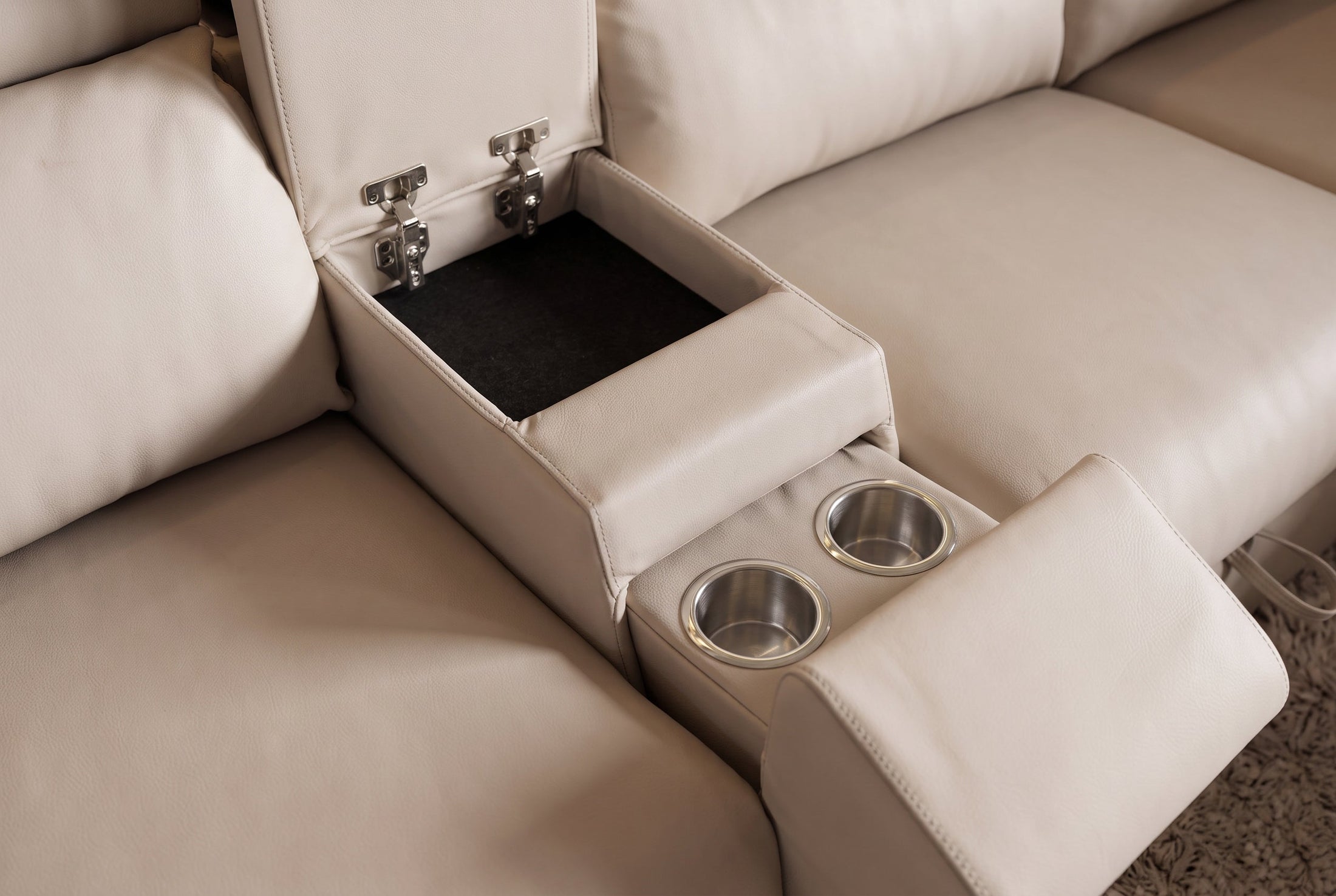Sienna – Beige similicuir – vue 10