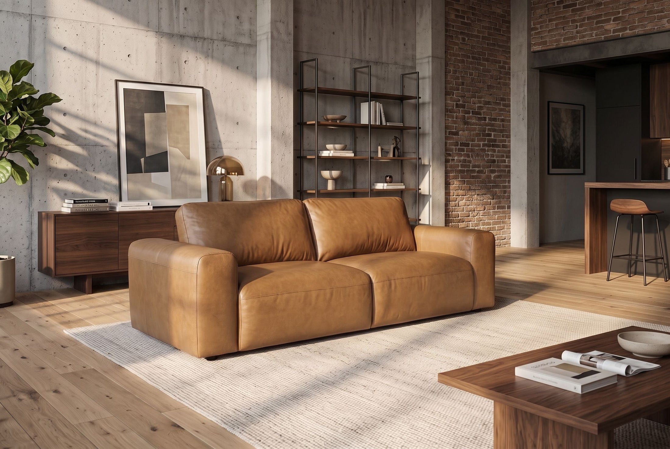 Nolya – Cognac cuir – vue 4