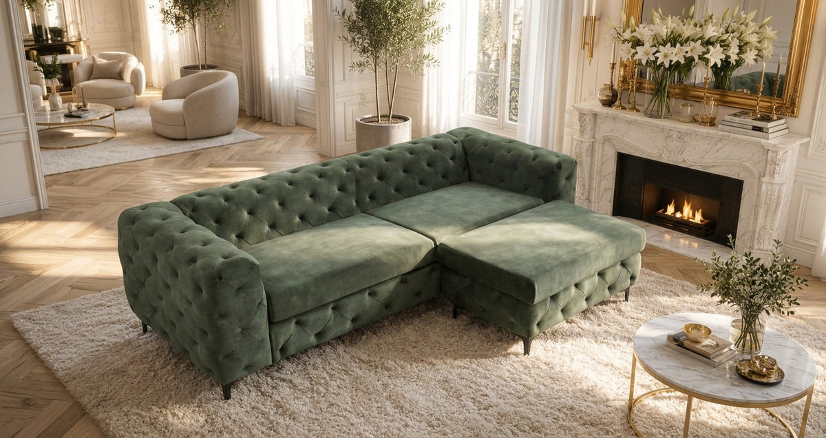 Calista – Vert foncé velours – vue 8
