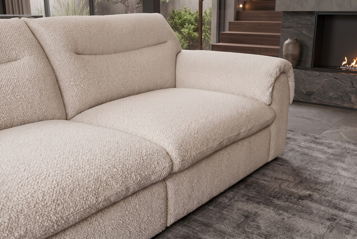 Nuvia – Beige bouclé – vue 5